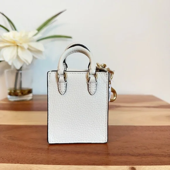 NWT Coach North/South Mini Tote Bag‎ Charm - Picture 4 of 5